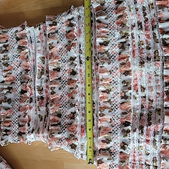 Zimmermann Radiate Smocked Mini Dress, Peach Rose Floral - Picture 13 of 16